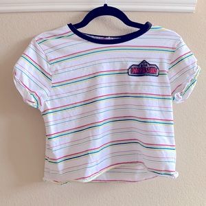 Cropped Cotton T-Shirt